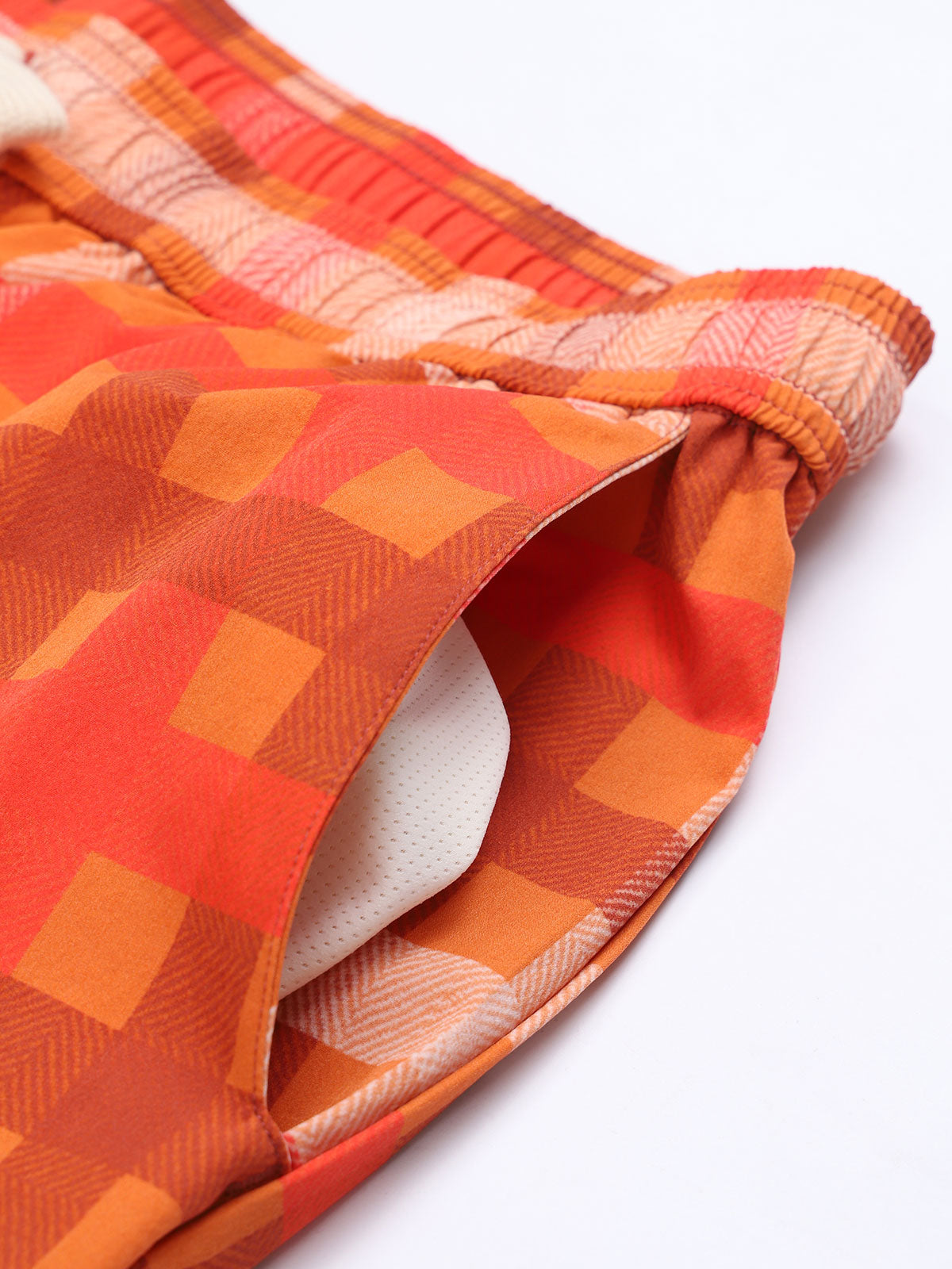 Hapnix® - Men's Orange 5" Swim Trunks