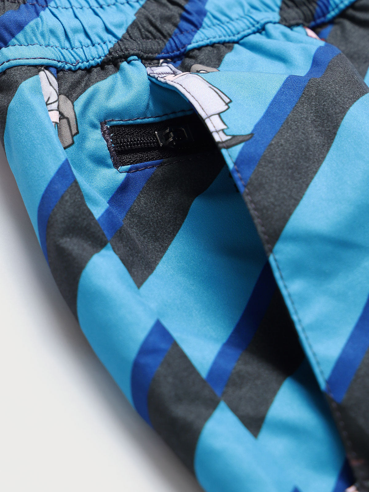 Hapnix® - The Blue Black Men's 7" Swim Trunks