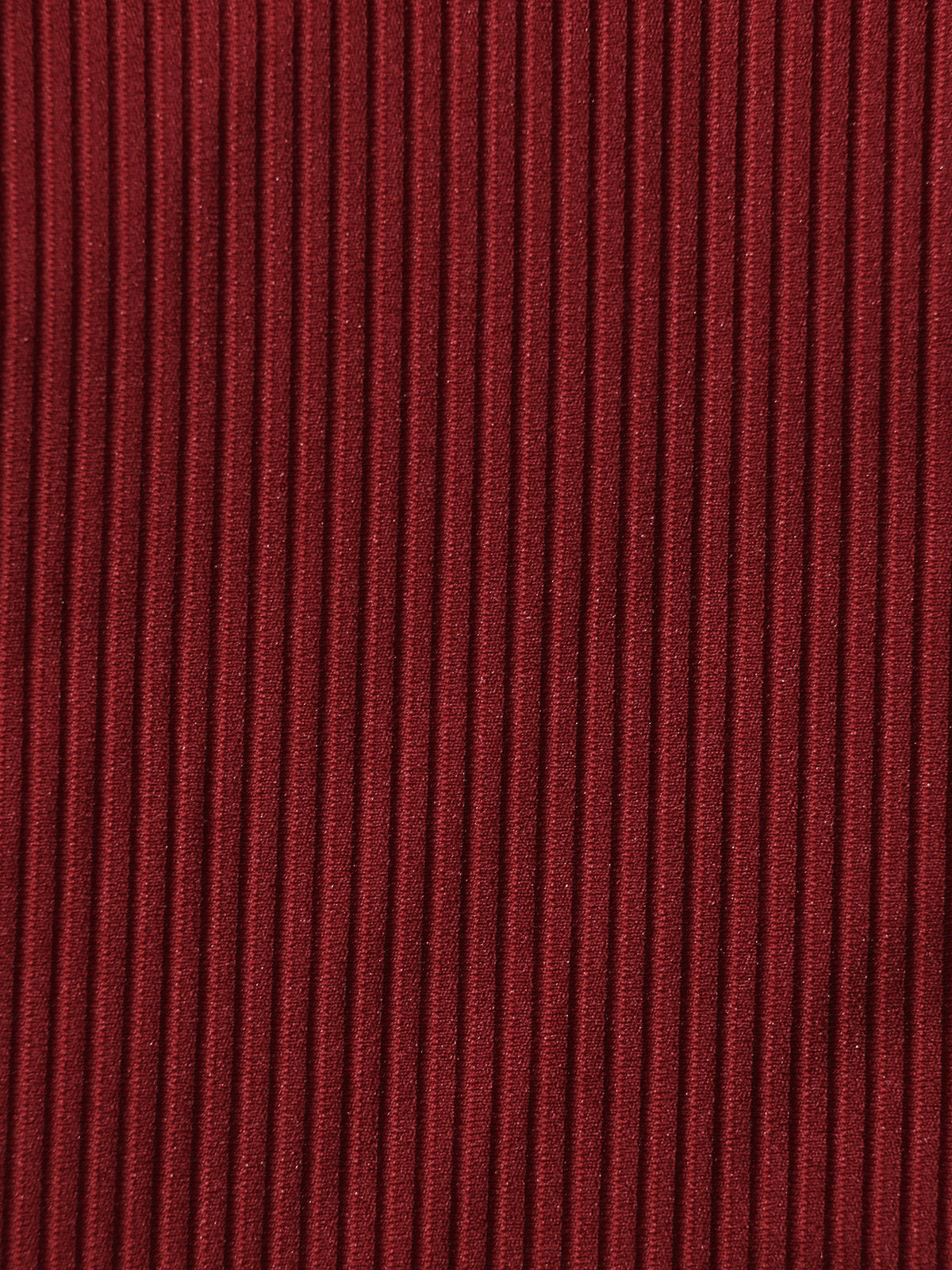 Wine Red Twist Backless Bikini Top