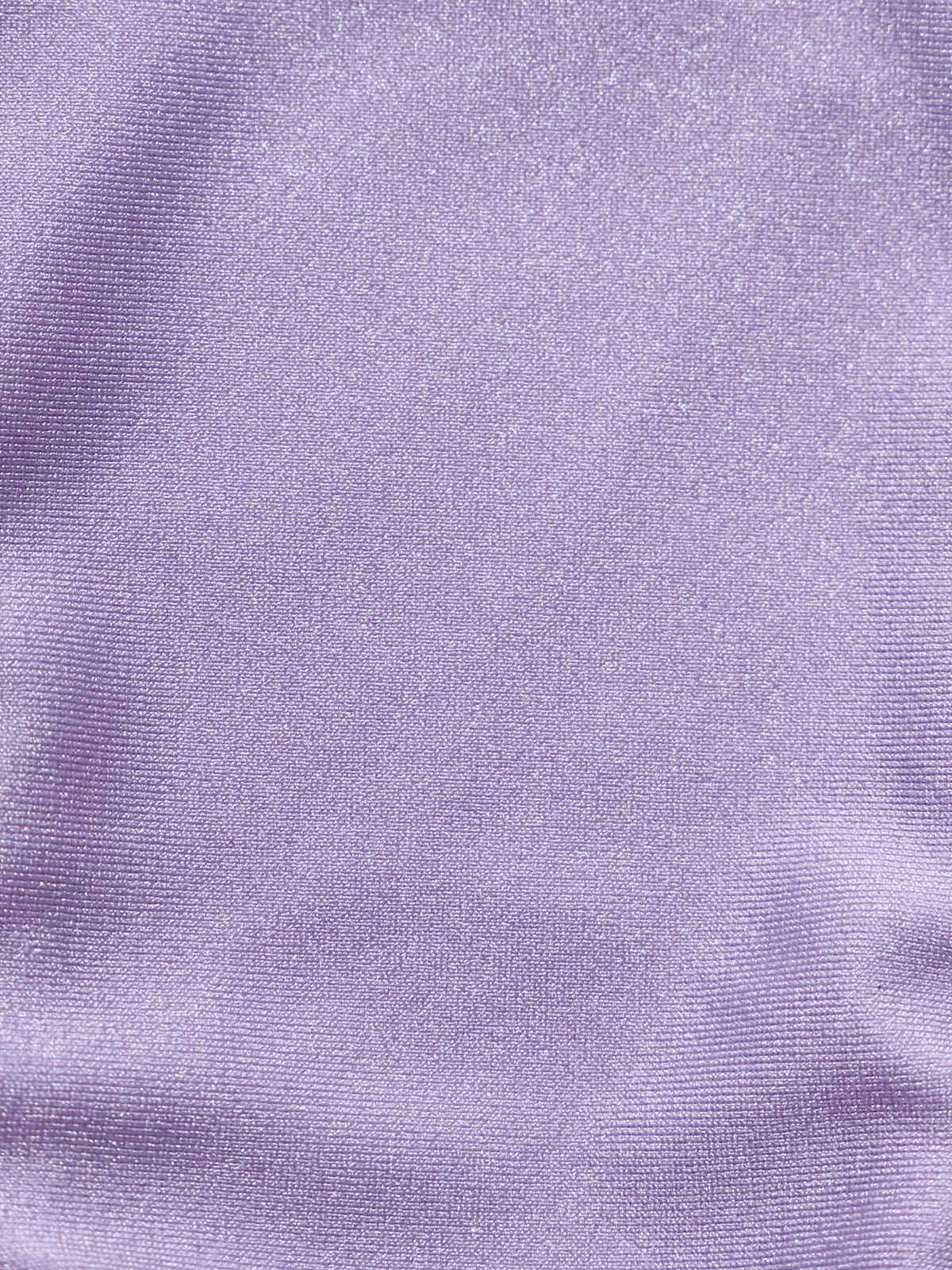 Purple Ruched Bikini Bottom