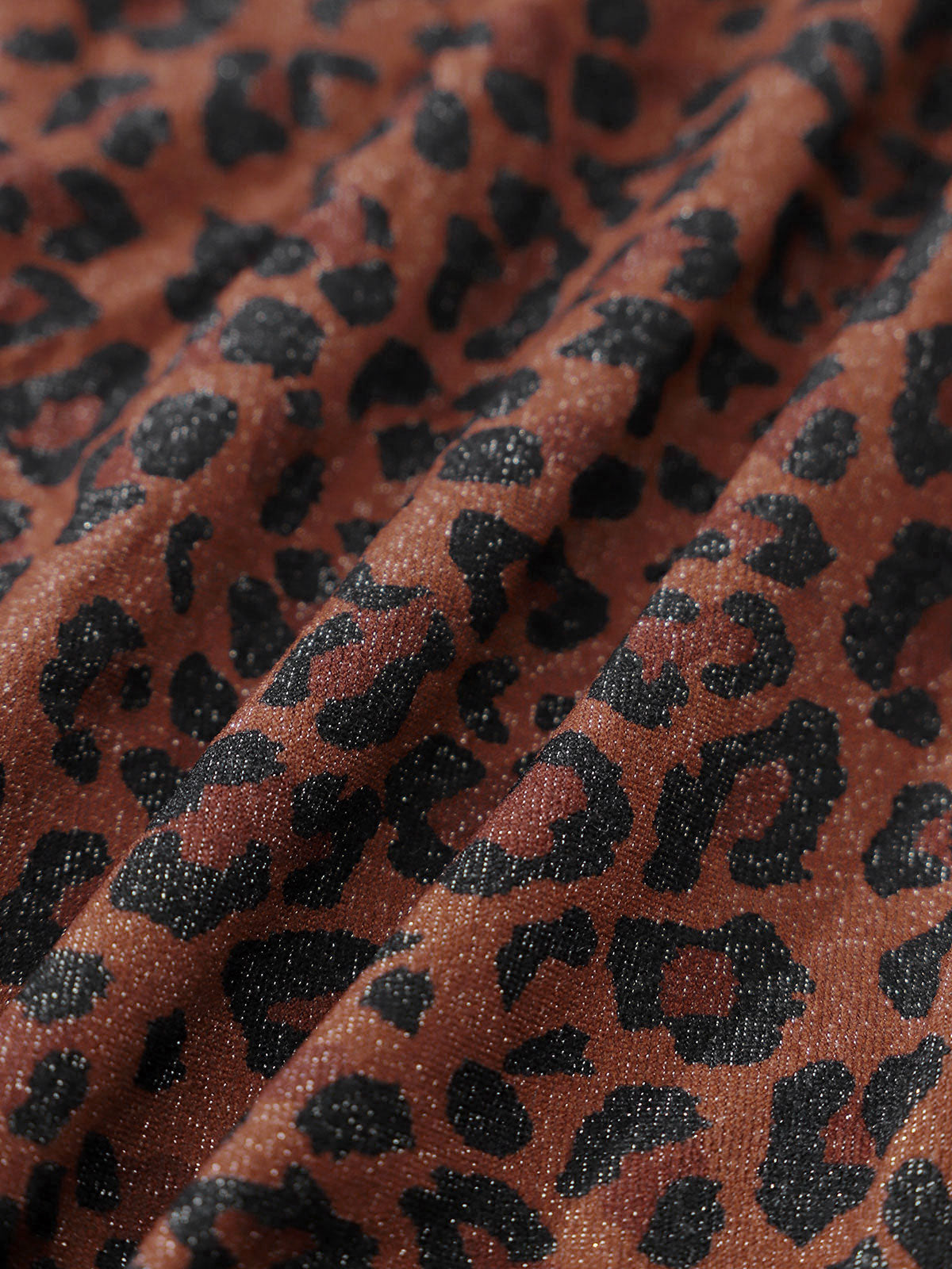 Leopard Print Plus Size One-Piece Swimsuit