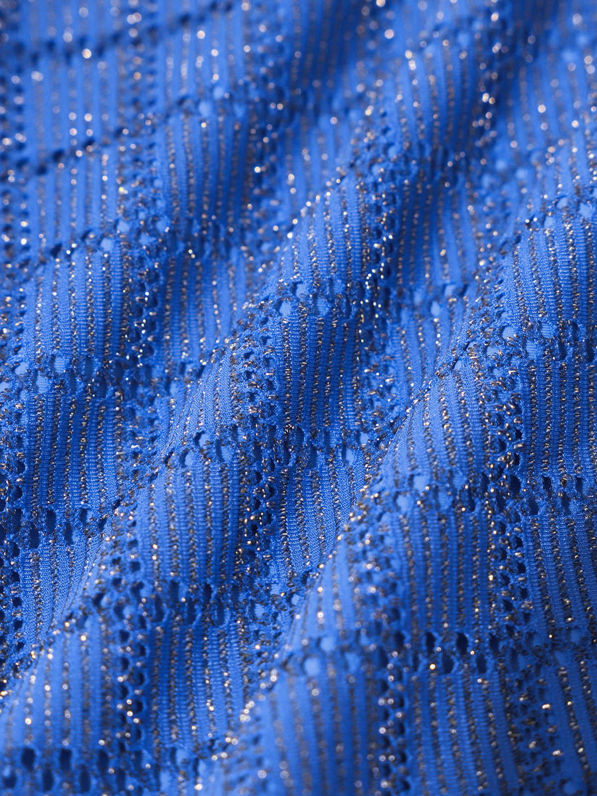 Blue Mesh Cover-Up Skirt