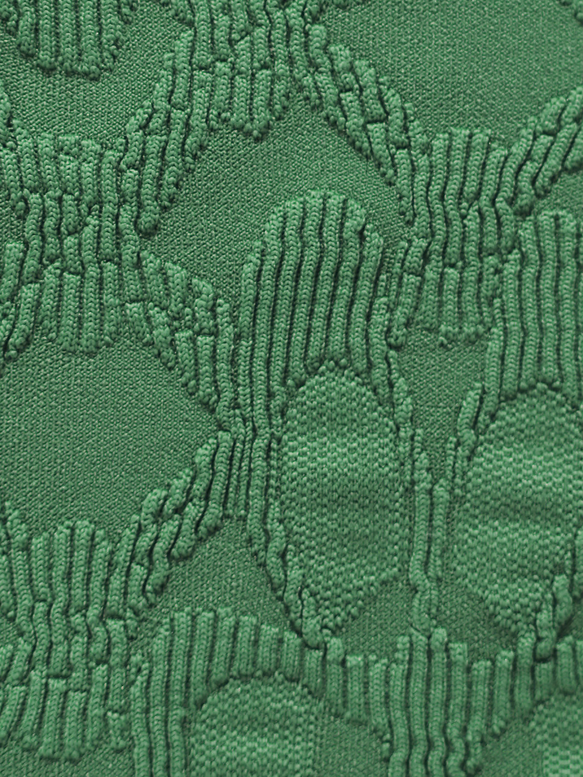 Dark Green Jacquard High Cut Surf Bottoms