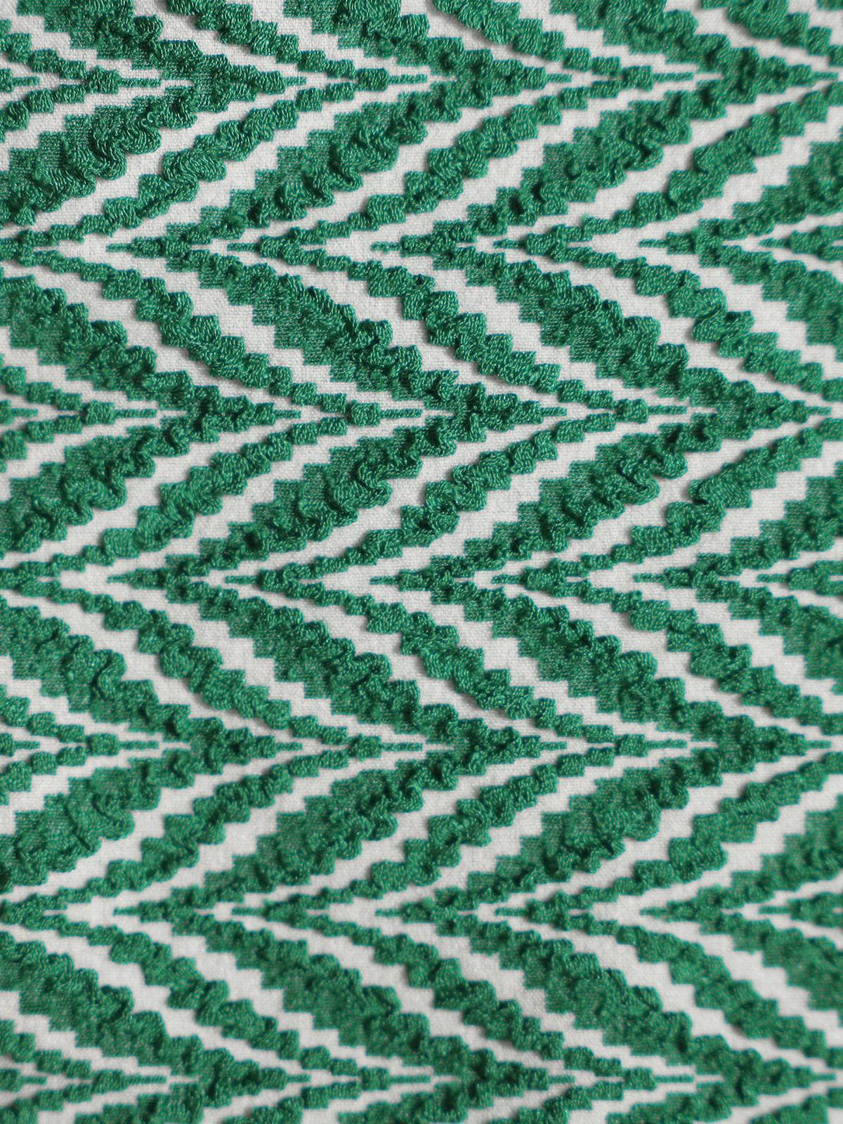 Green Geometric Full Coverage Bikini Bottom