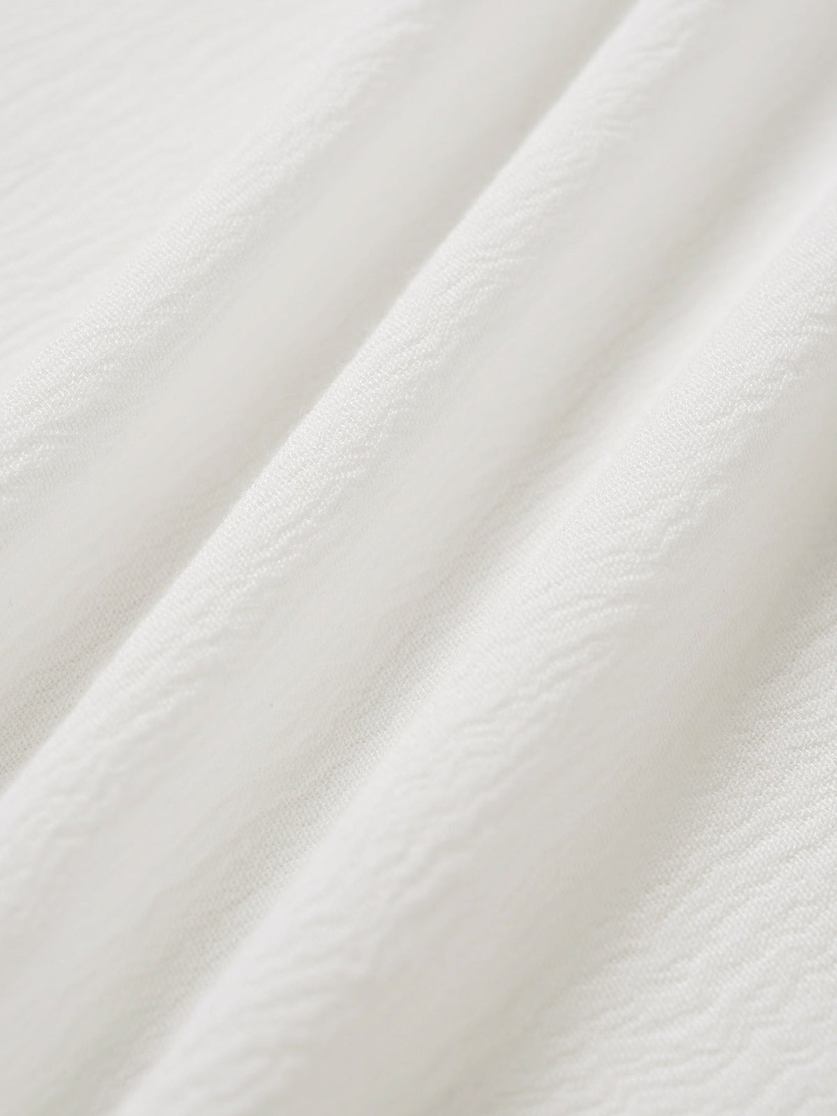 White Asymmetrical Ruffle Cover-Up Skirt
