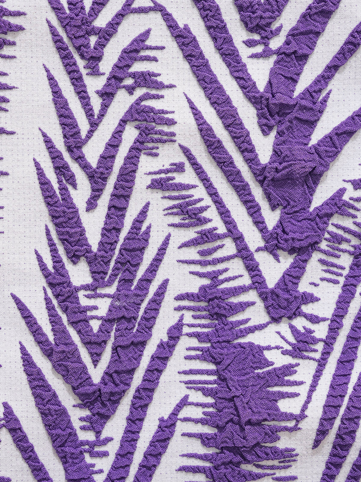 Purple Textured Side Tie Bikini Bottom
