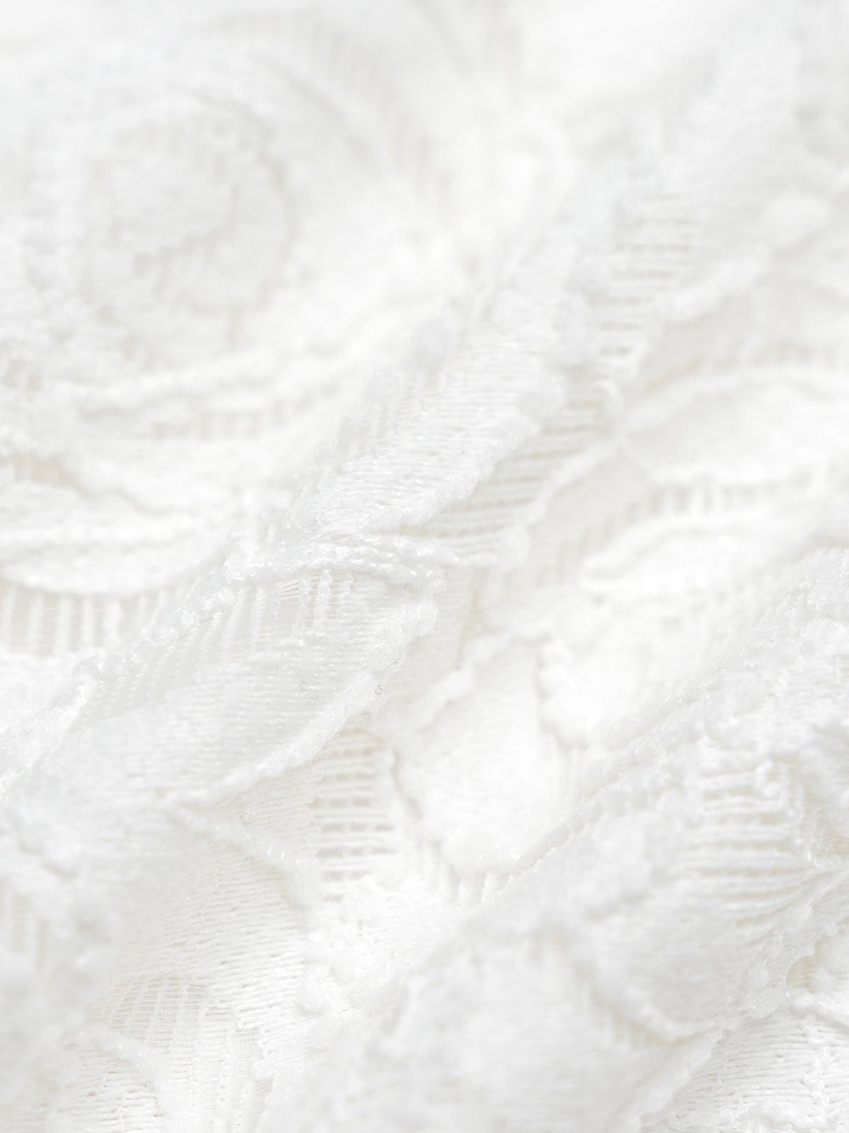 White Textured Moderate Coverage Bikini Bottom