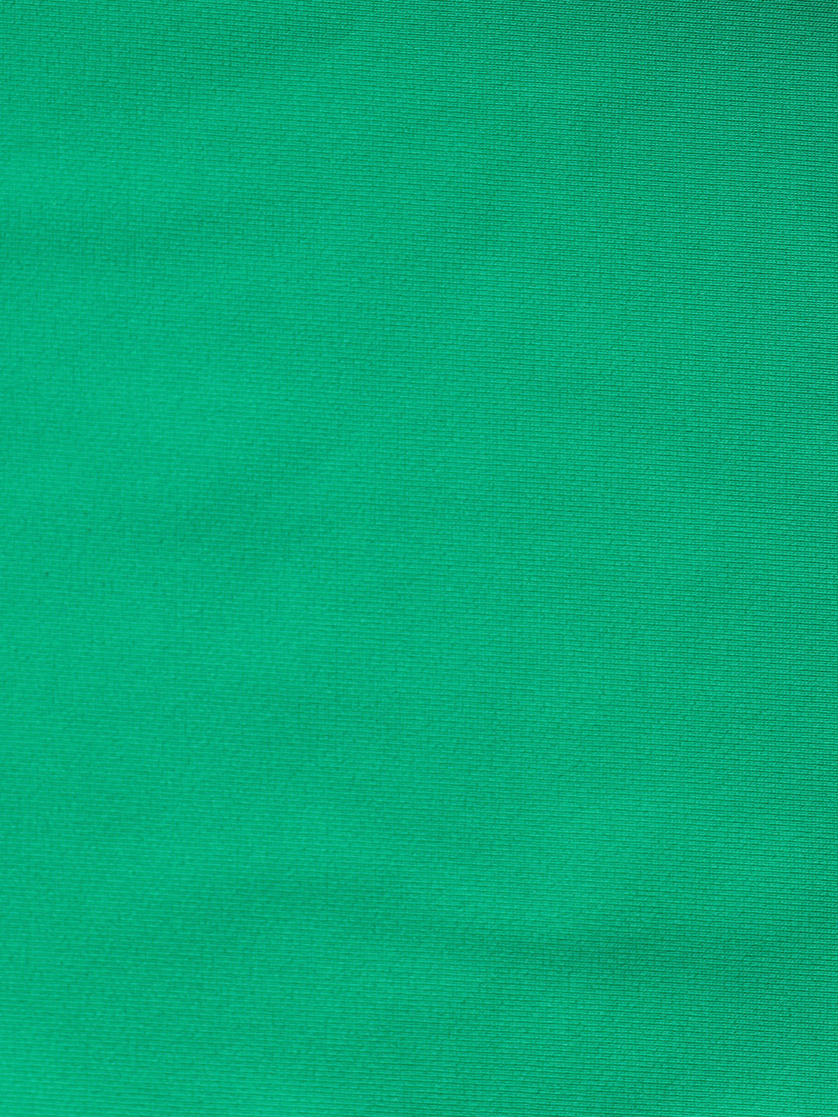 Green Contrast Crop Surf Top