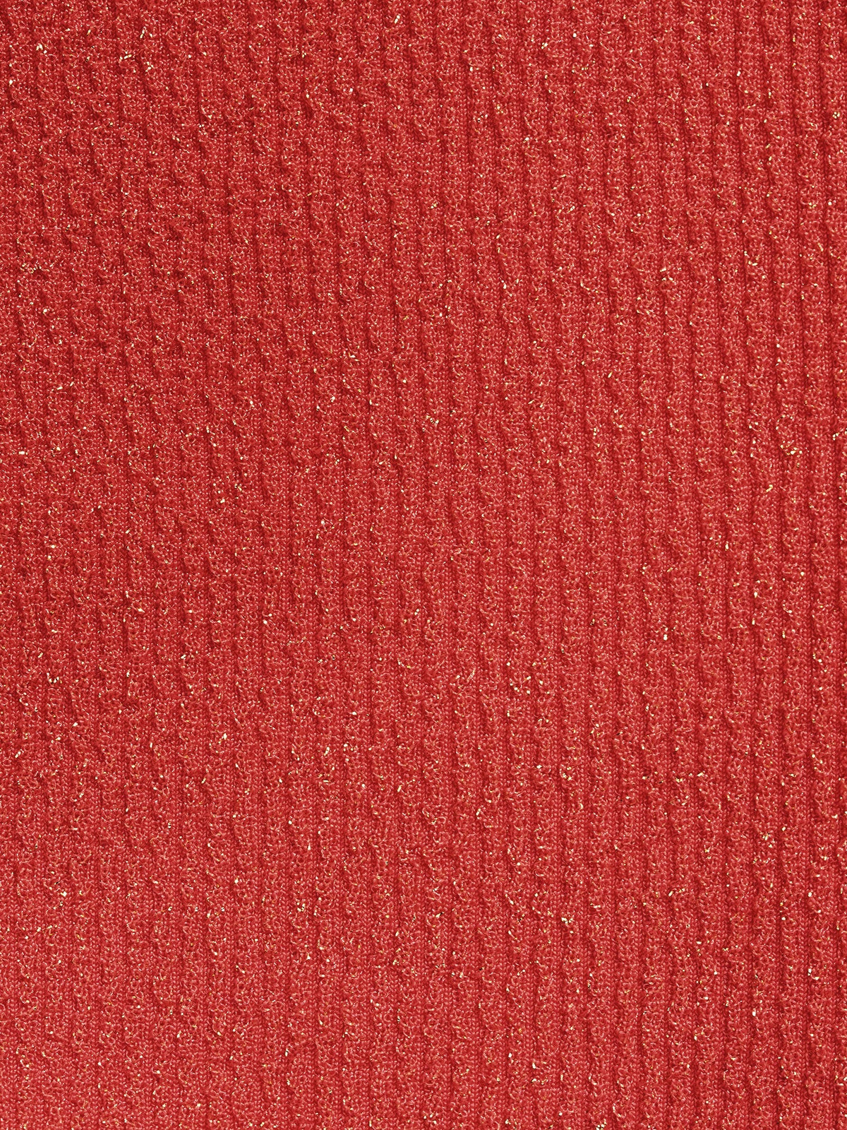 Red Lurex Plus Size Bikini Bottom