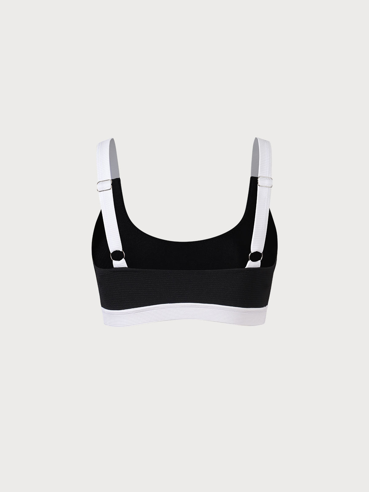 Contrast Trim Bikini Top