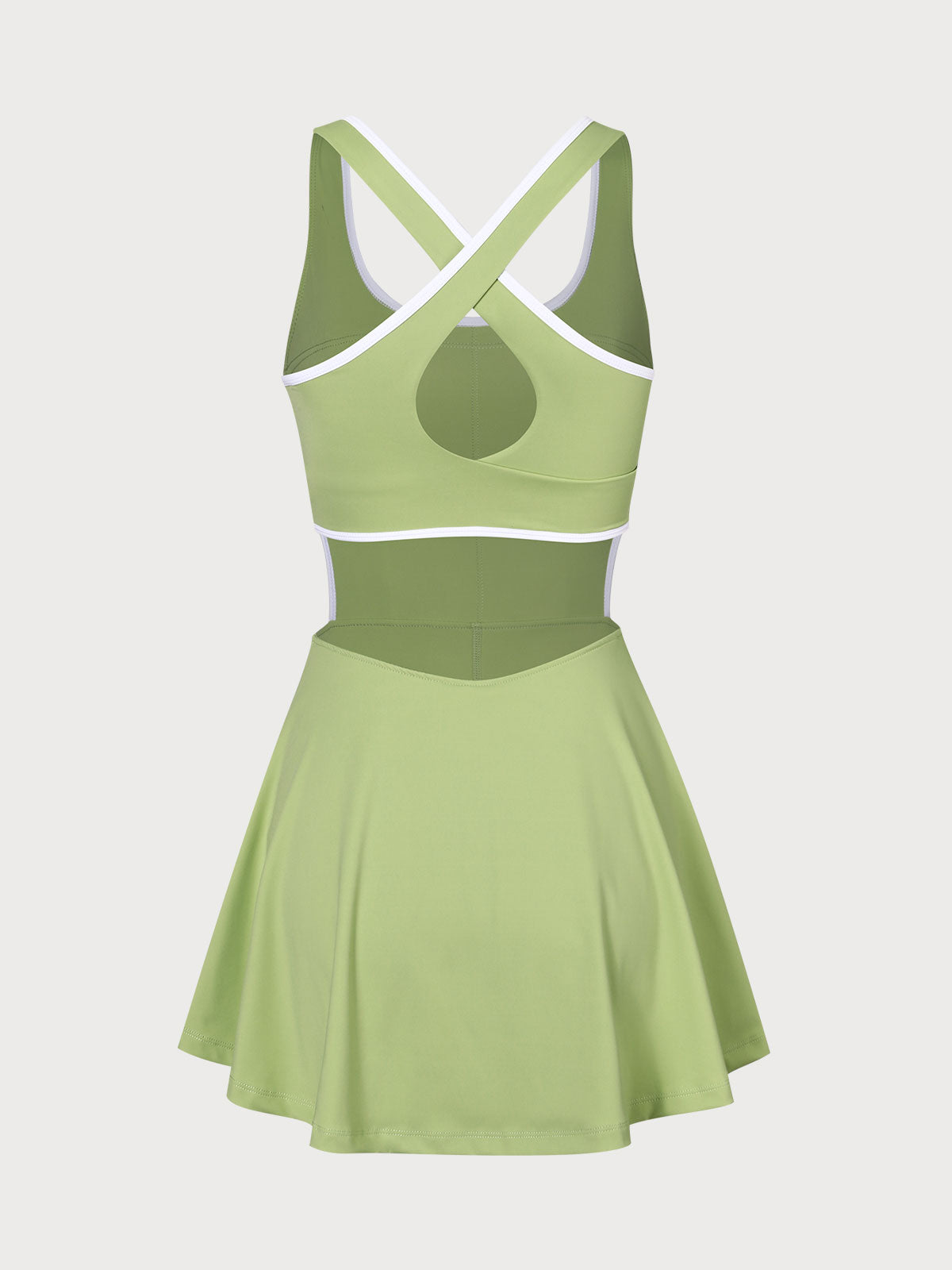 Light Green Cut-Out Dress
