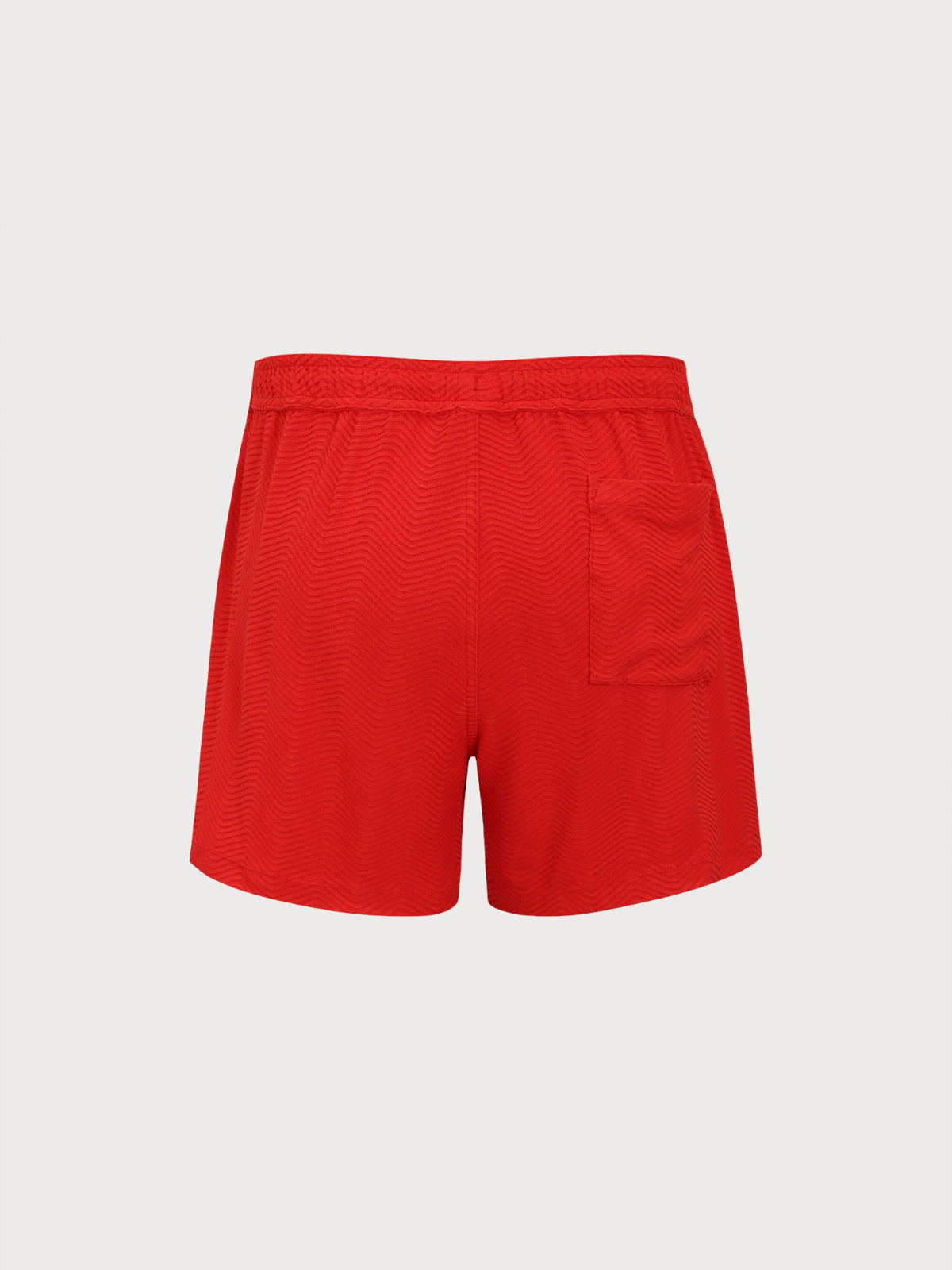Men's Red Wave 5" Swim Trunks