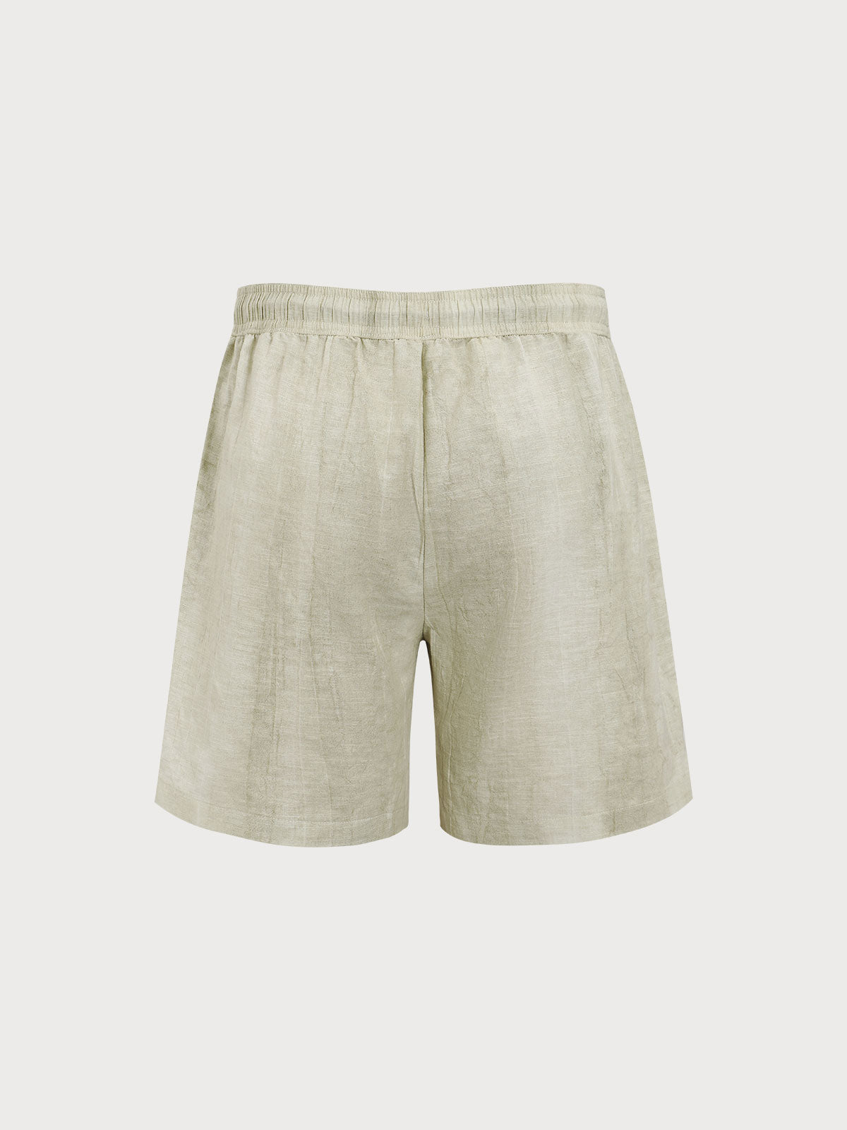 Hapnix® - Solid Men's 7" Cotton Beach Shorts