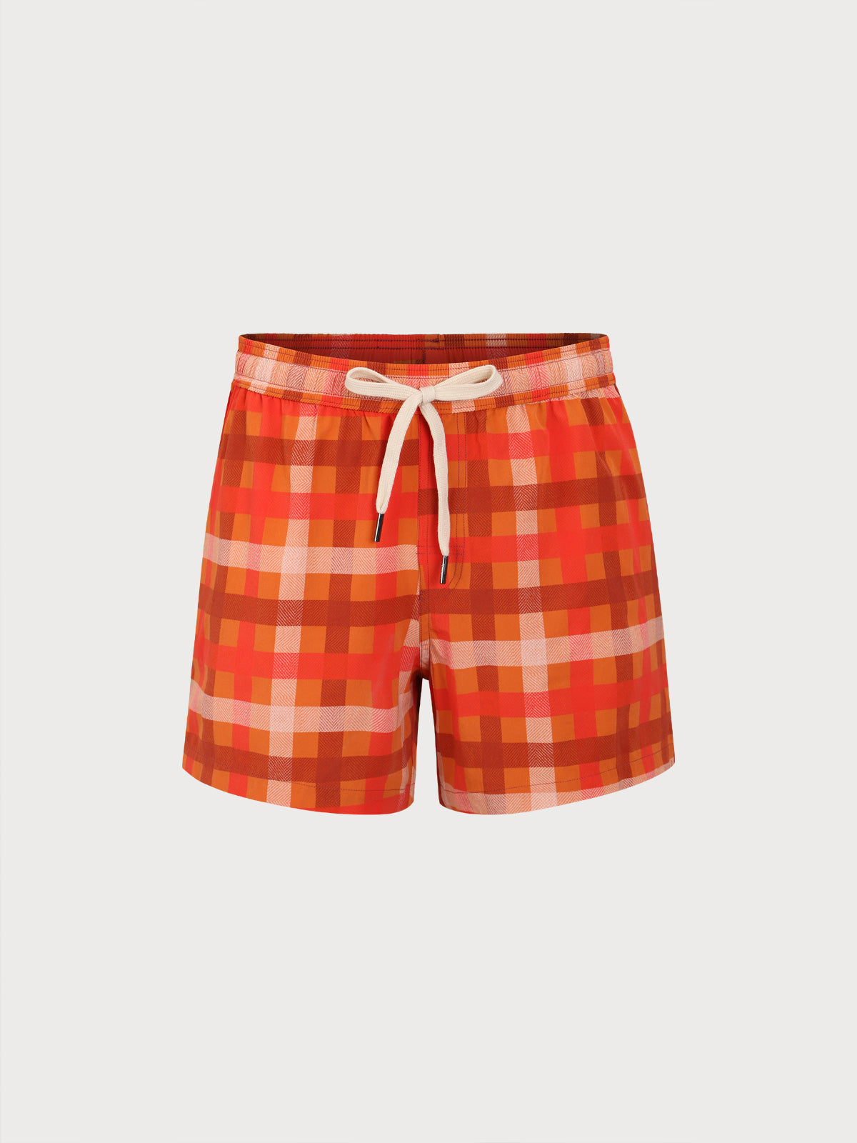Hapnix® - Men's Orange 5" Swim Trunks