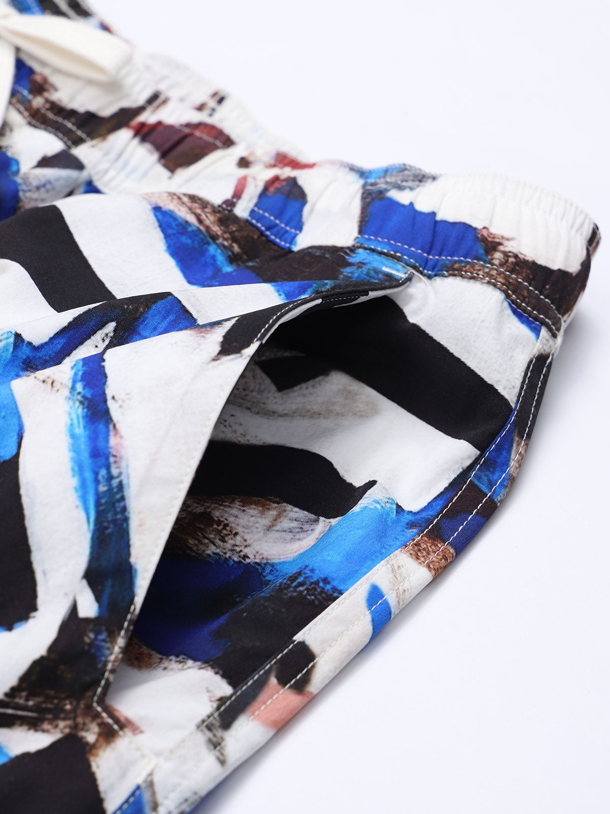 Hapnix® - Abyssal Rapids- The Blue Men's 5" Swim Trunks