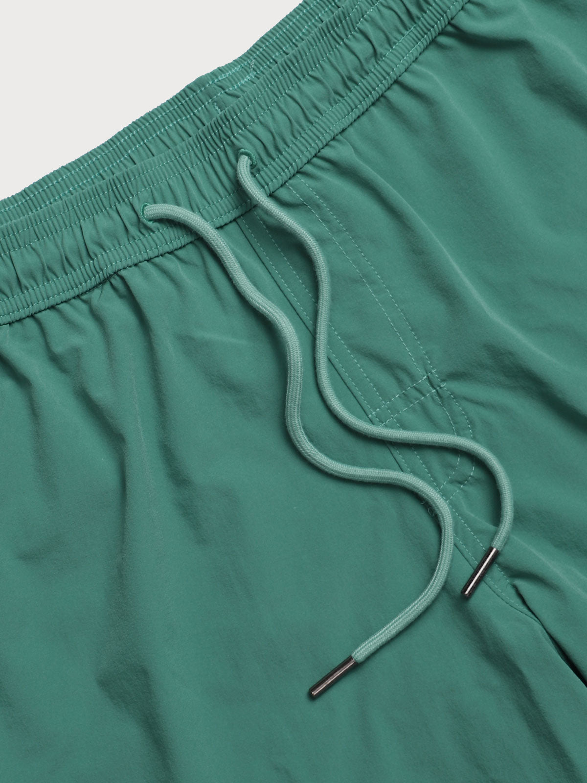 Green Beach Men's 7" Beach Swimming Trunks