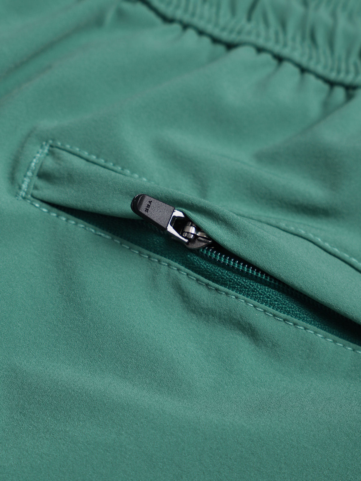 Green Beach Men's 7" Beach Swimming Trunks