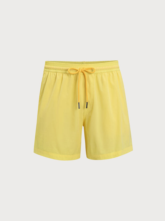 The Yellow Beach Men's 5" Swimming Trunks