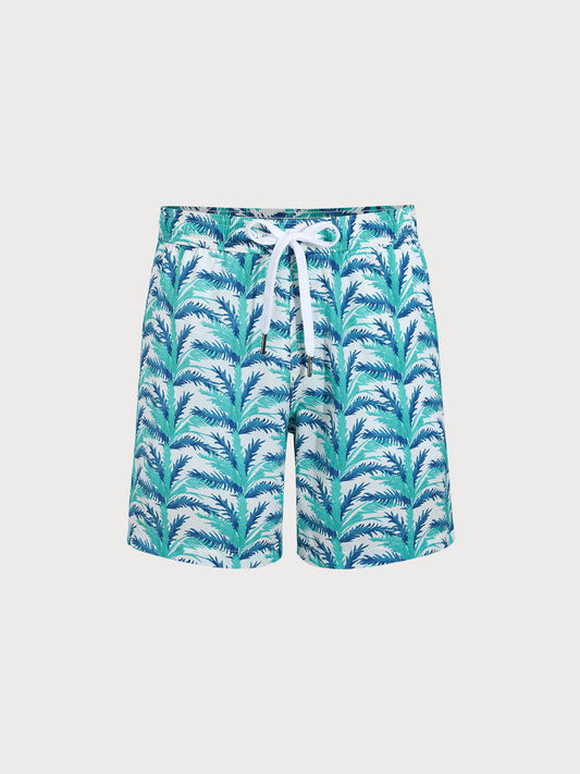 The Blue Grass Beach Men's 7" Swimming Trunks