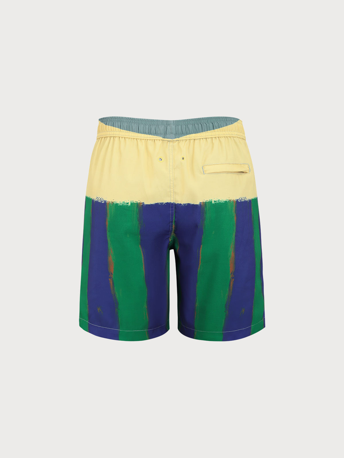 Hapnix® - The Green Contrast 5" Swim Trunks