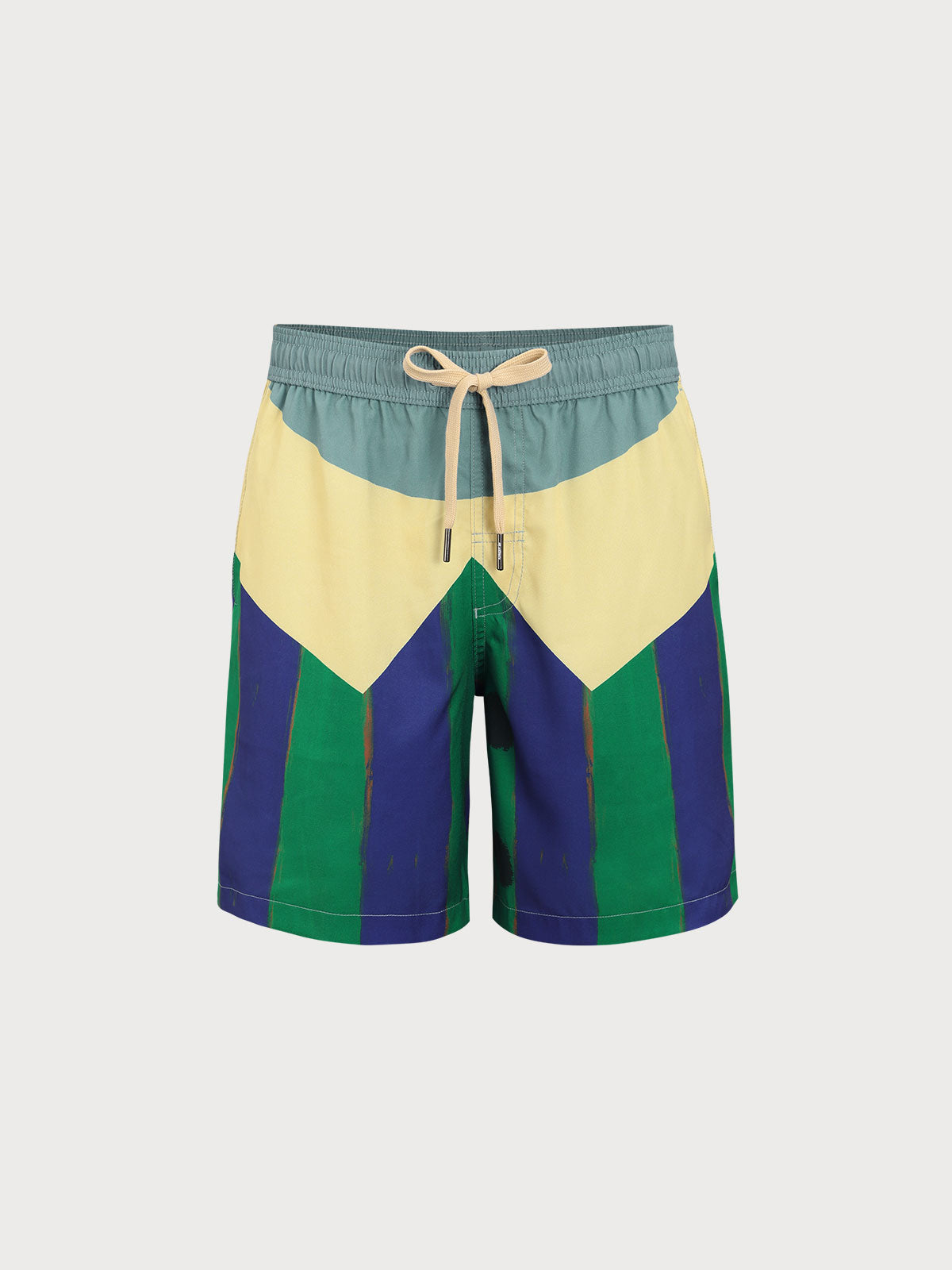 Hapnix® - The Green Contrast 5" Swim Trunks