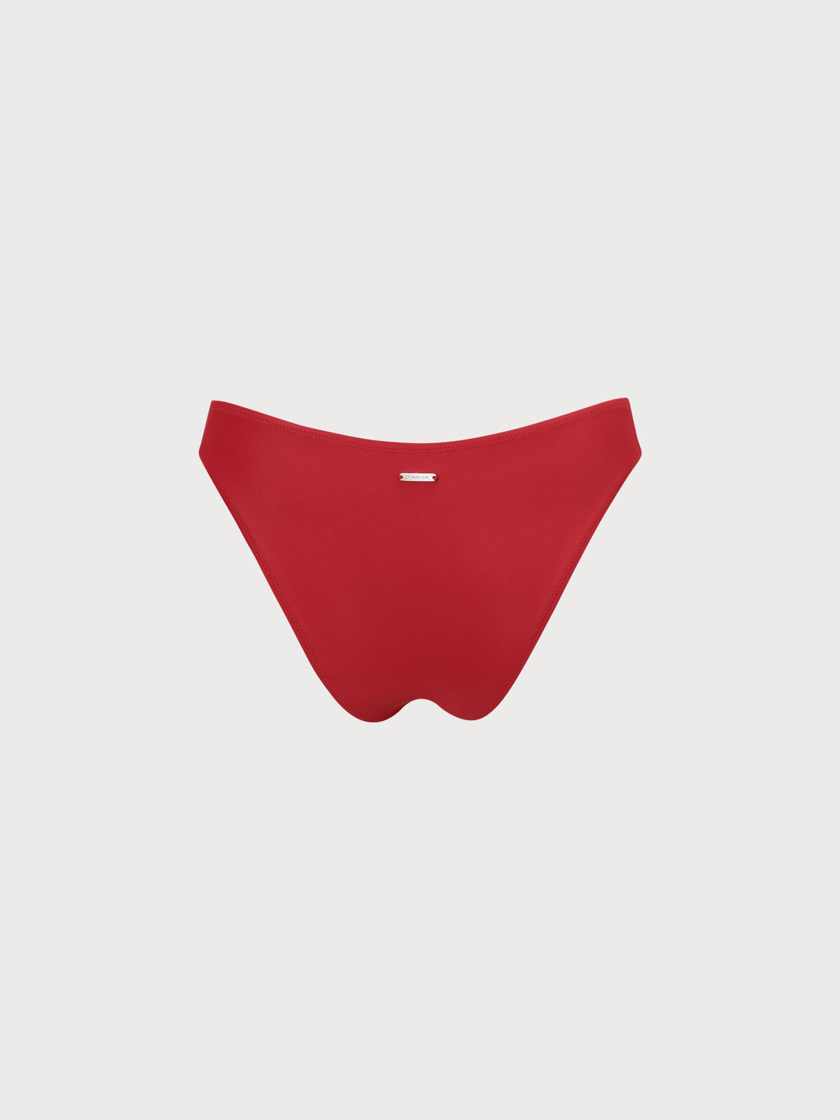 ECONYL® Red Low Waisted Bikini Bottom