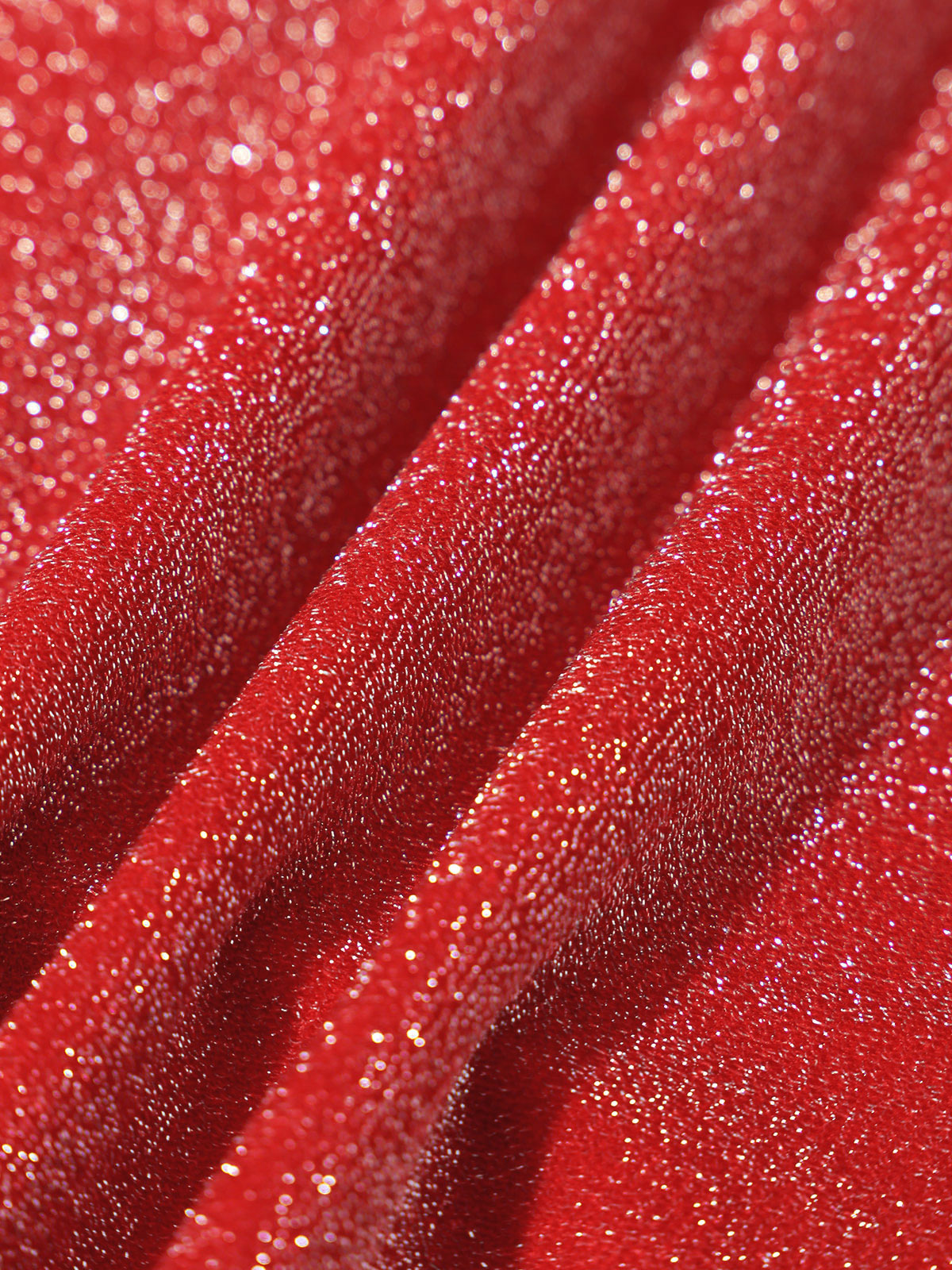 Red Lurex Bikini Bottom