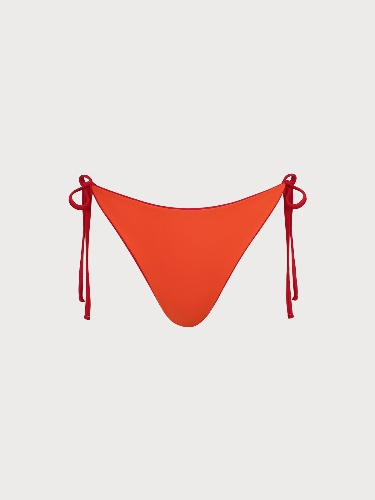 ECONYL® Red Reversible Tie Bikini Bottom