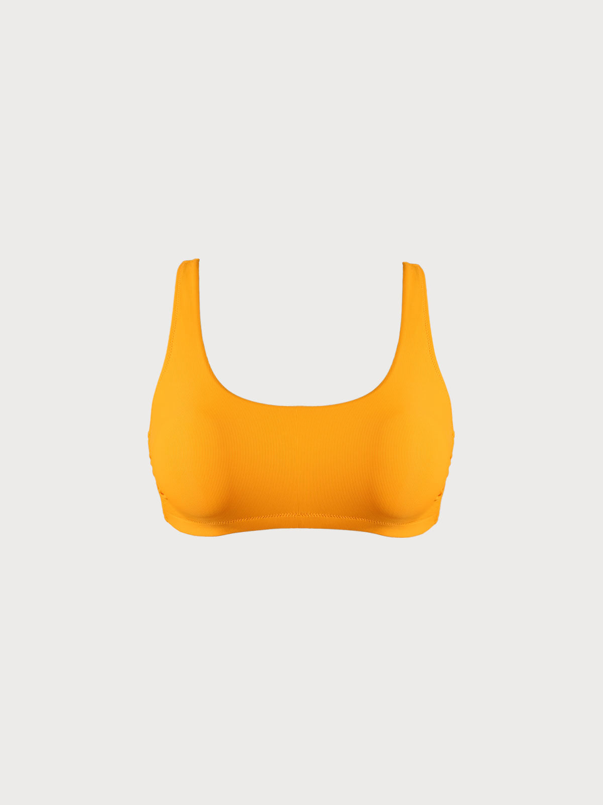 Ribbed Backless Plus Size Bikini Top