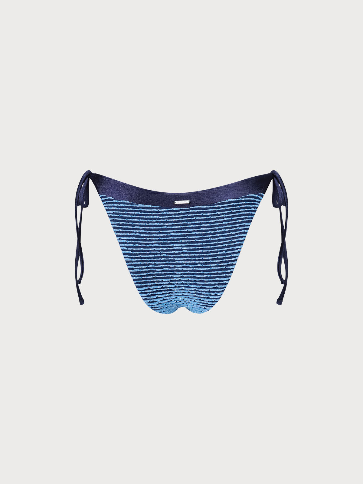 Textured Frill Tie Bikini Bottom