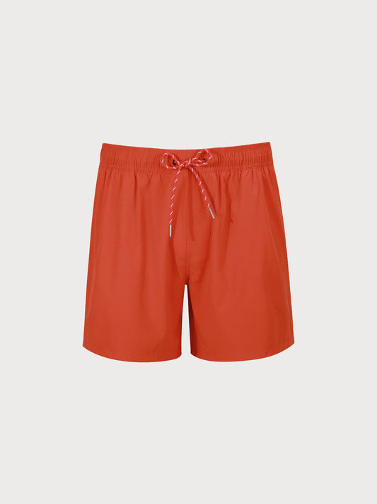 The Brick Red Men's 5" Beach Swimming Trunks