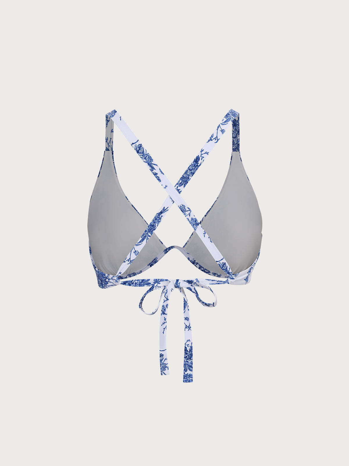 Underwire Floral Plus Size Bikini Top