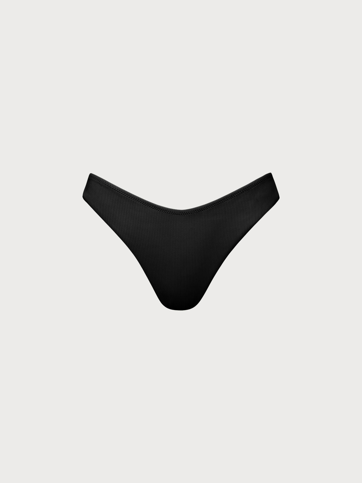 Black Full Coverage Bikini Bottom