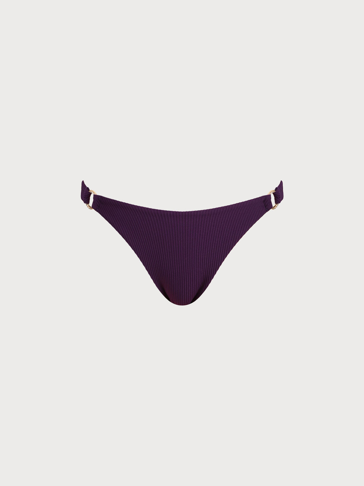 Purple O-Ring Bikini Bottom