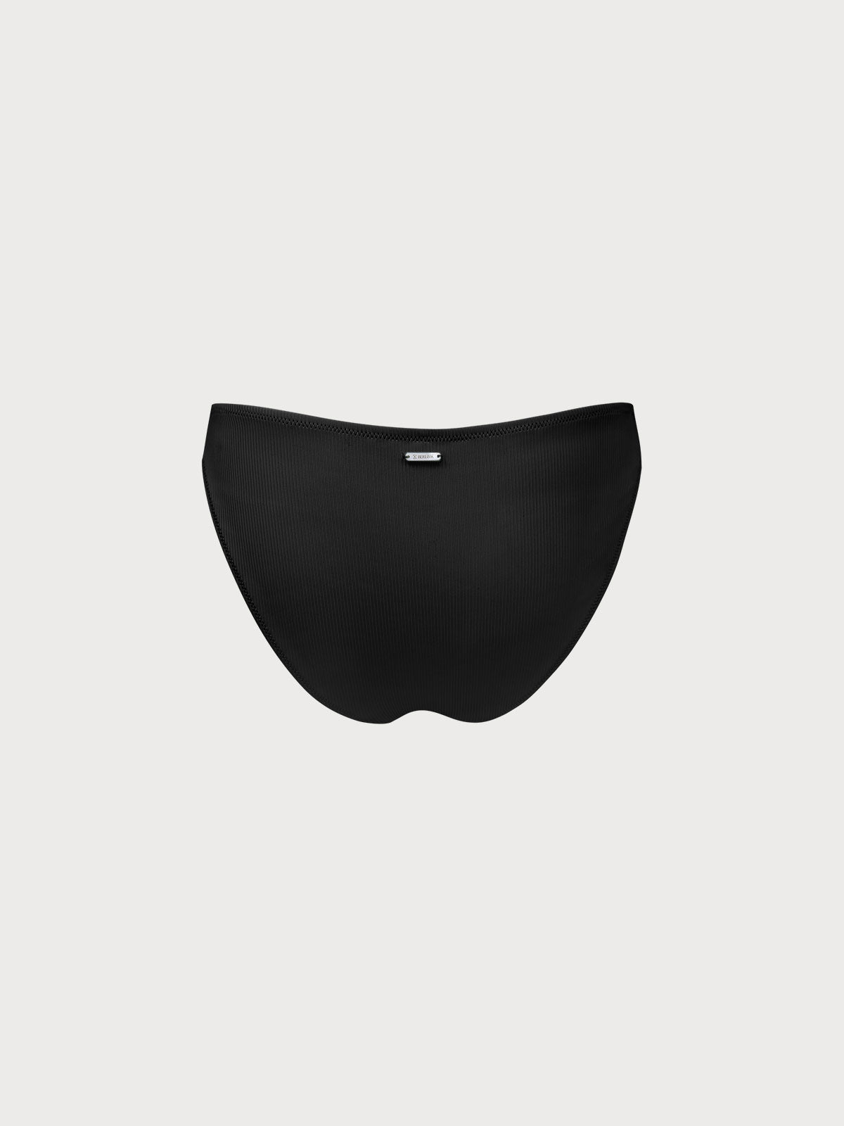 Black Full Coverage Bikini Bottom