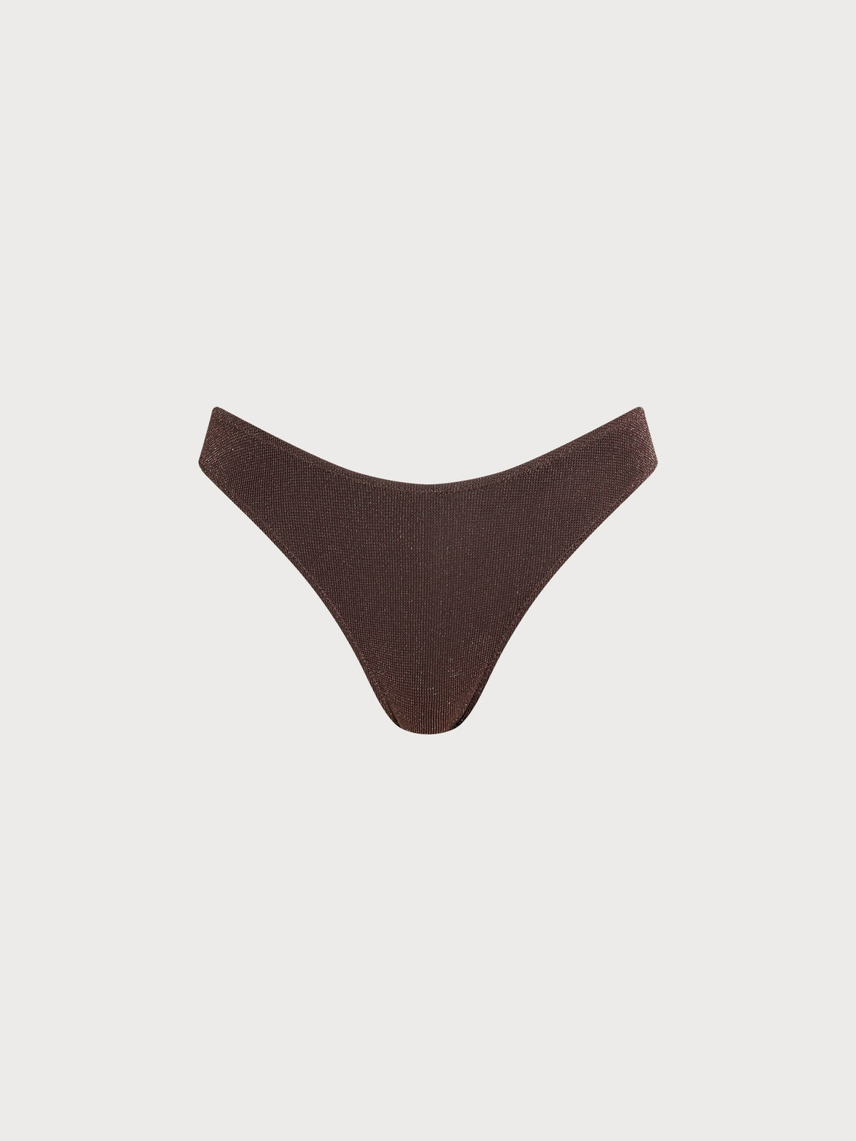 Brown Shimmer Bikini Bottom