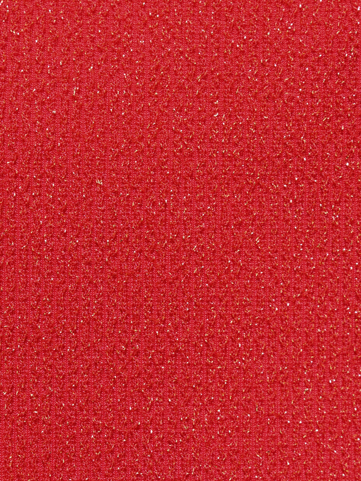 Red Glitter Gold-Accented Bikini Bottom