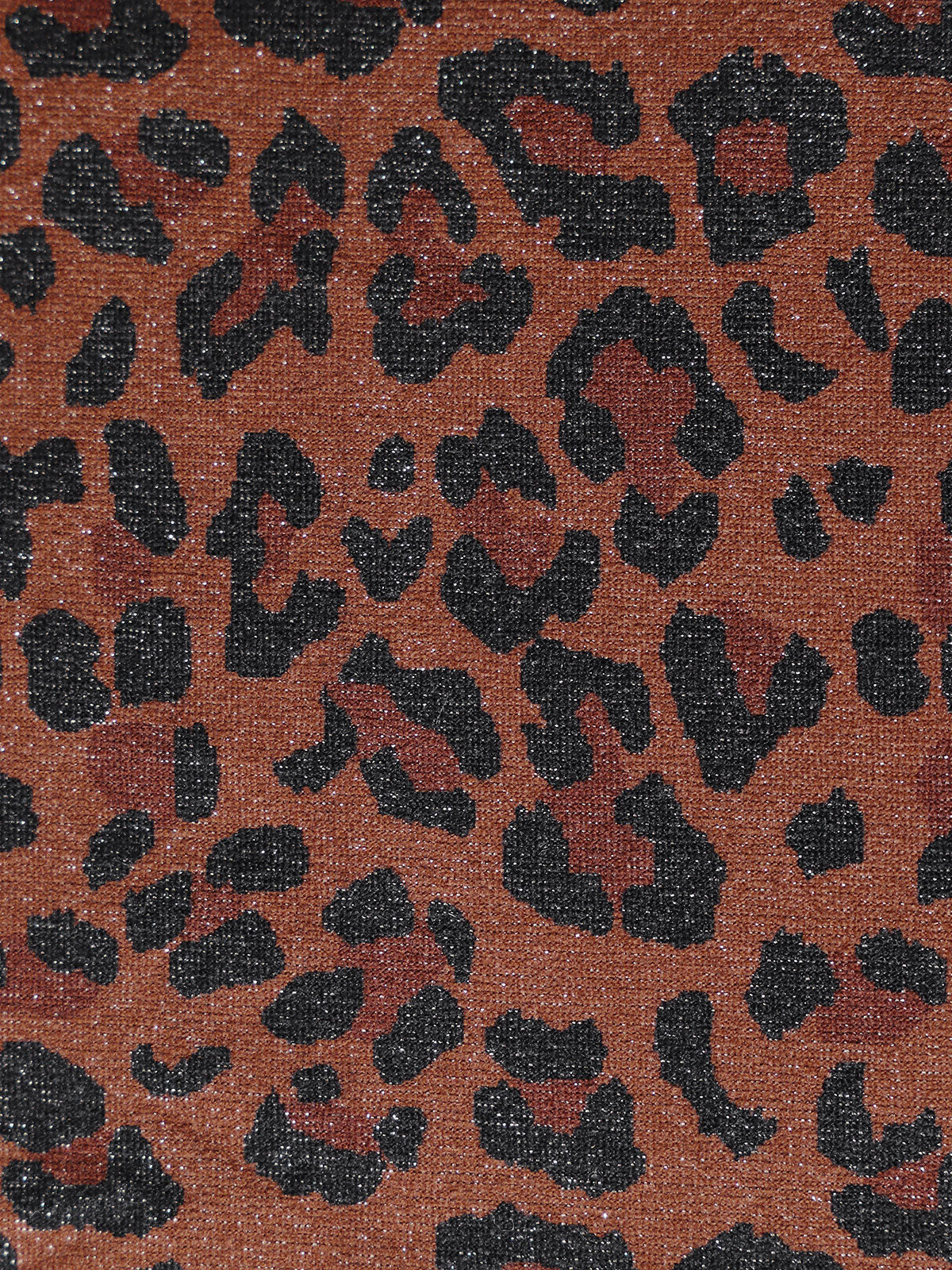 Leopard Print Lurex Tie Bikini Bottom