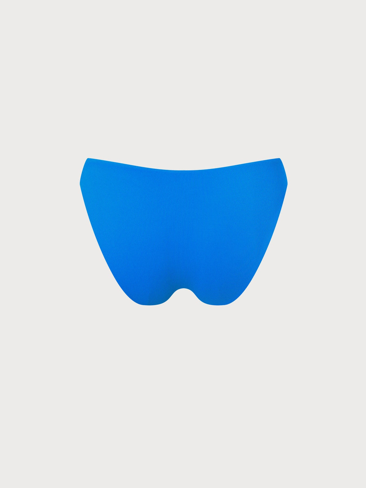 Blue Reversible Ribbed Bikini Bottom