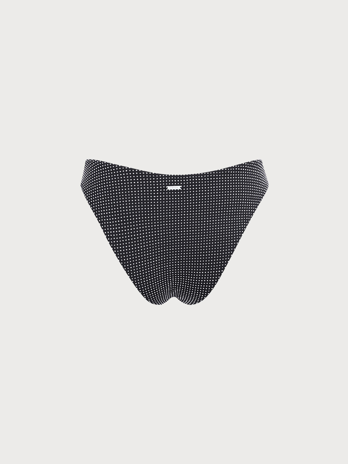 Black Polka Dot Bikini Bottom