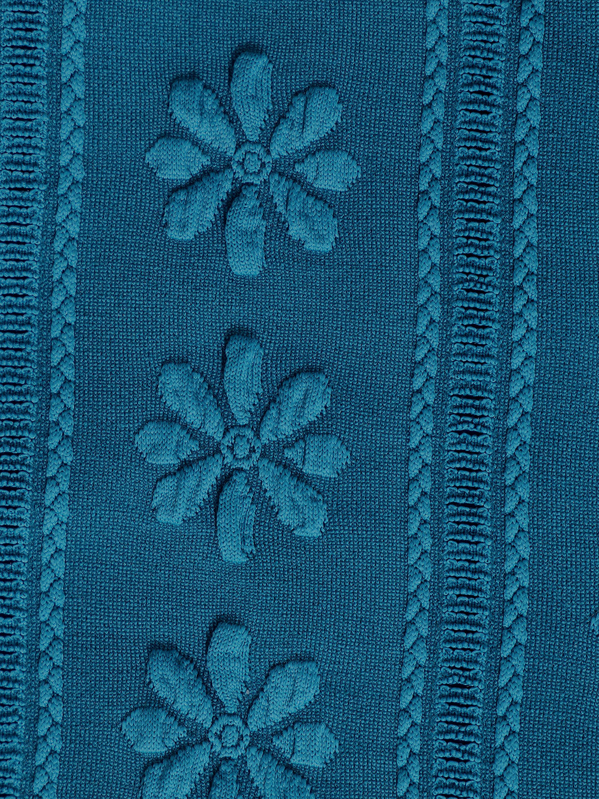 Blue Jacquard V Cut Bikini bottom