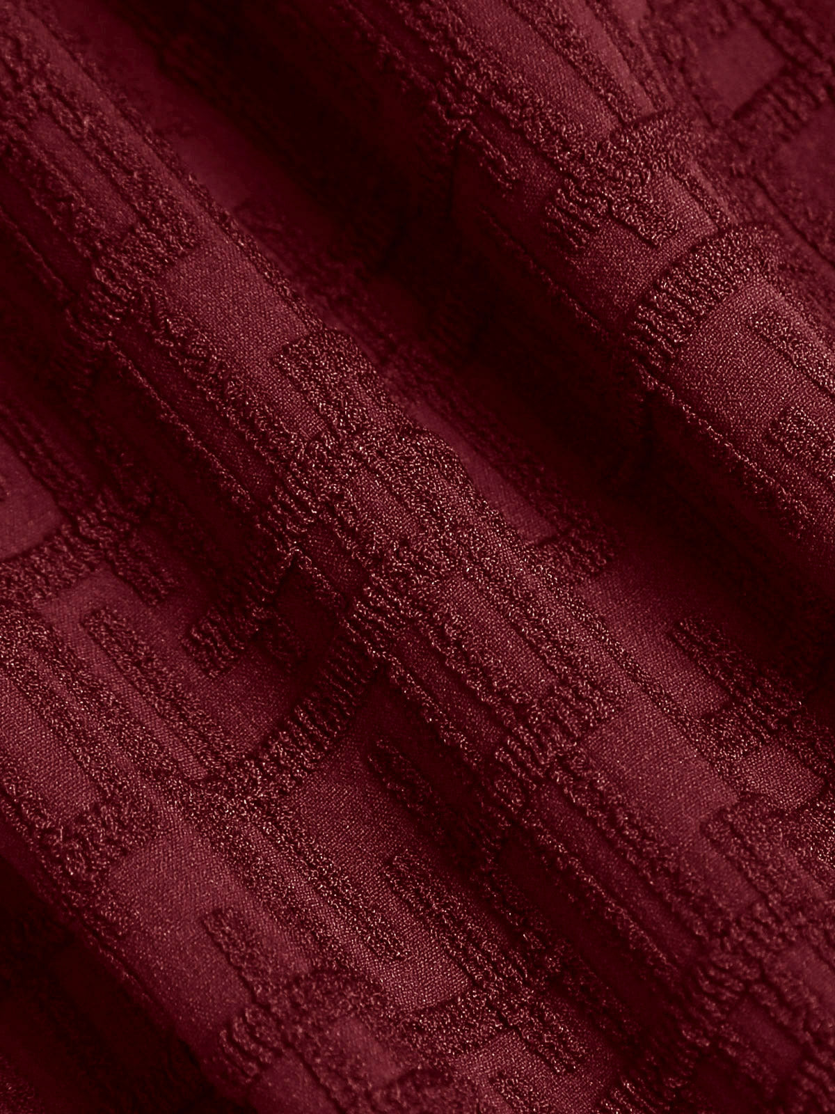 Wine Red Monogram Bikini Bottom