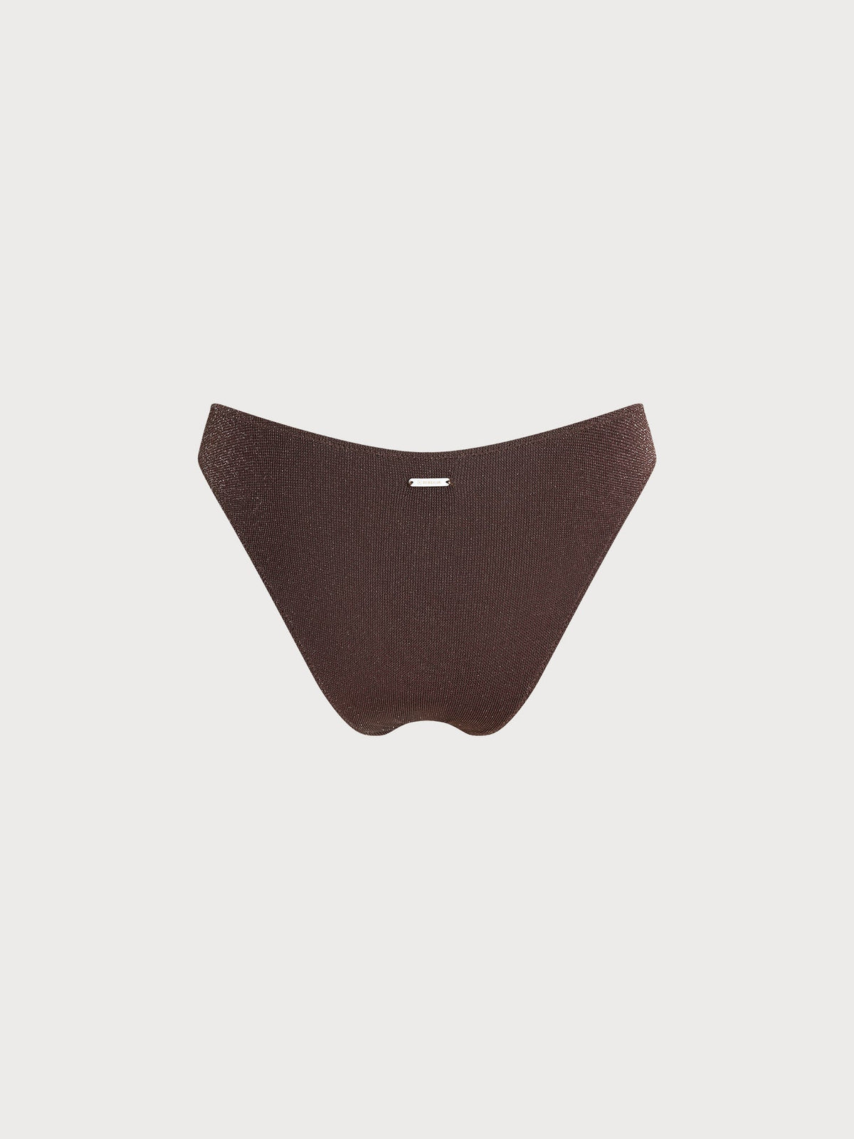 Brown Shimmer Bikini Bottom