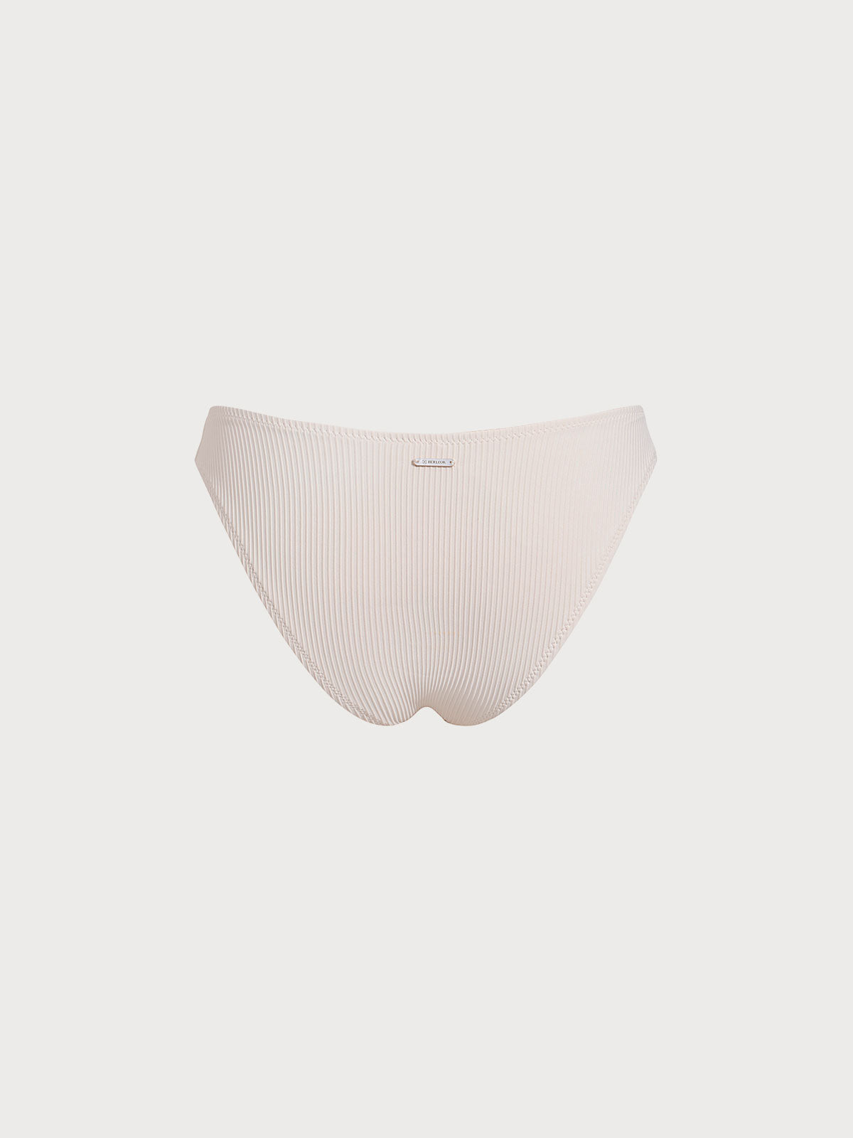 Off White Buckle Bikini Bottom