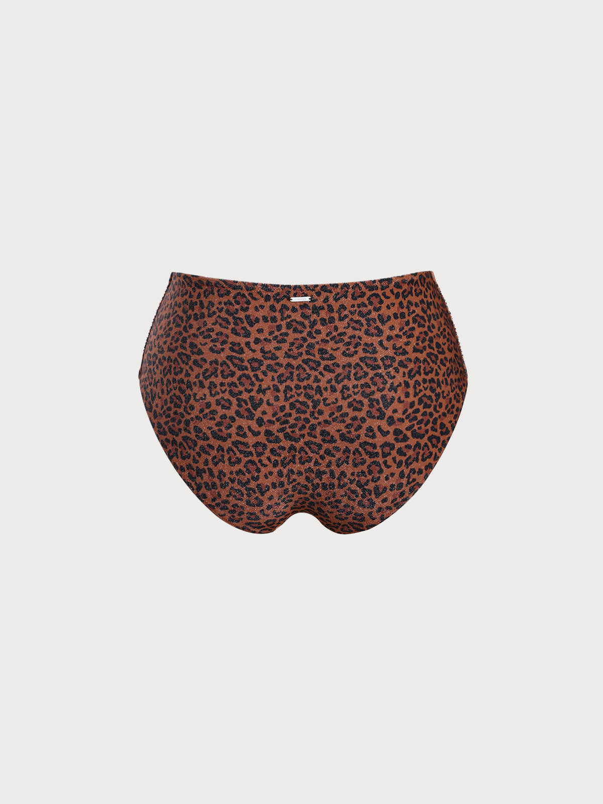 Leopard Print Plus Size Bikini Bottom