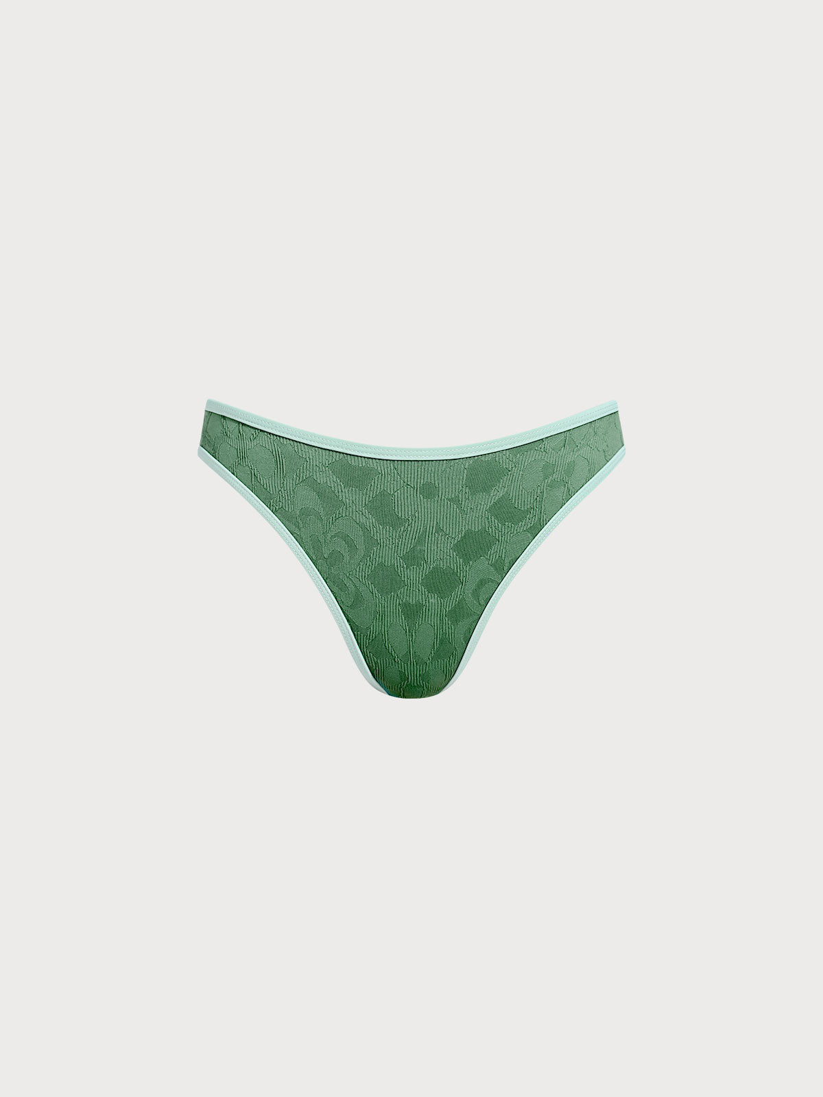 Dark Green Full Coverage Bikini Bottom