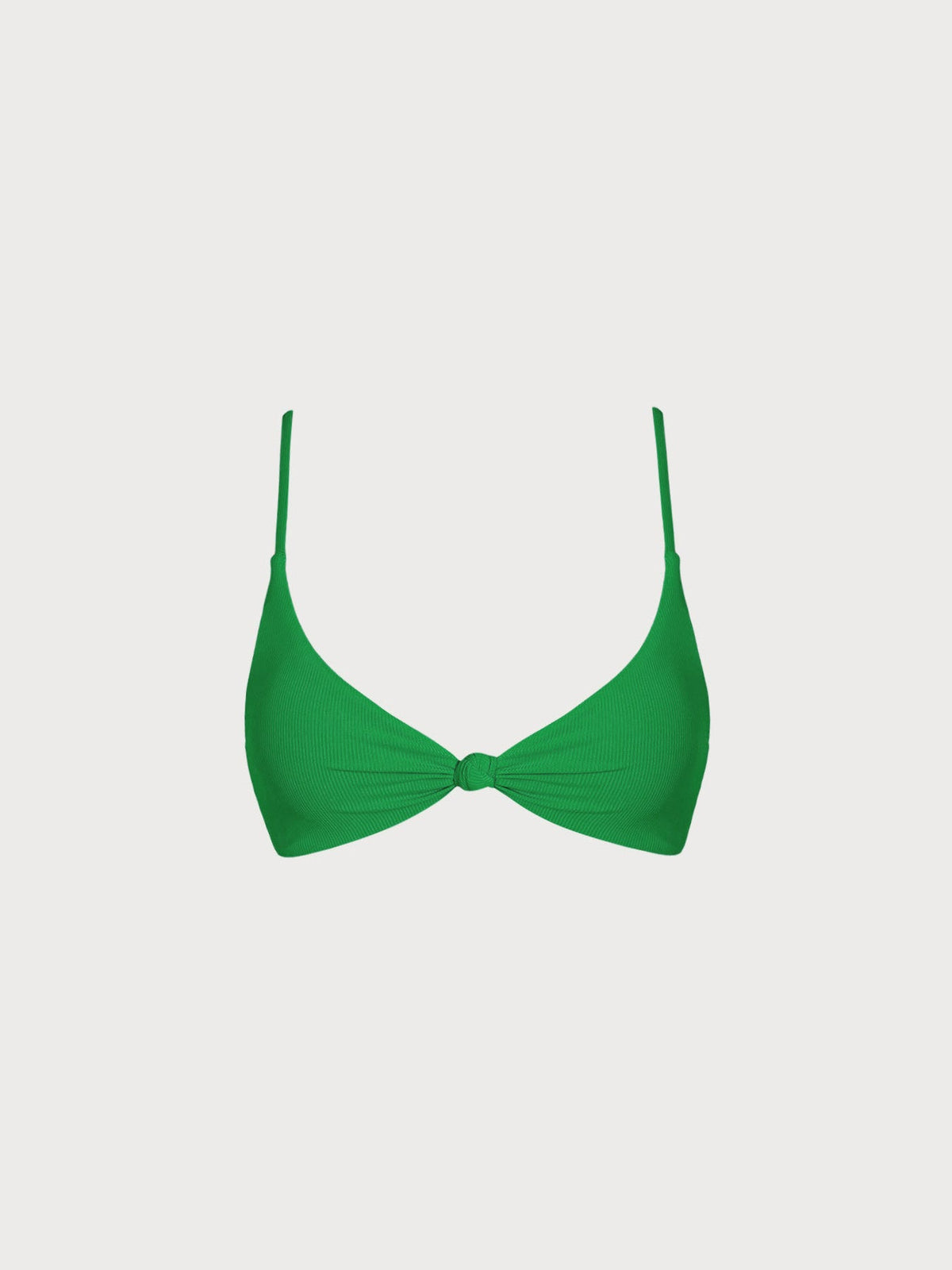 Green Reversible Knot X Cross Bikini Top