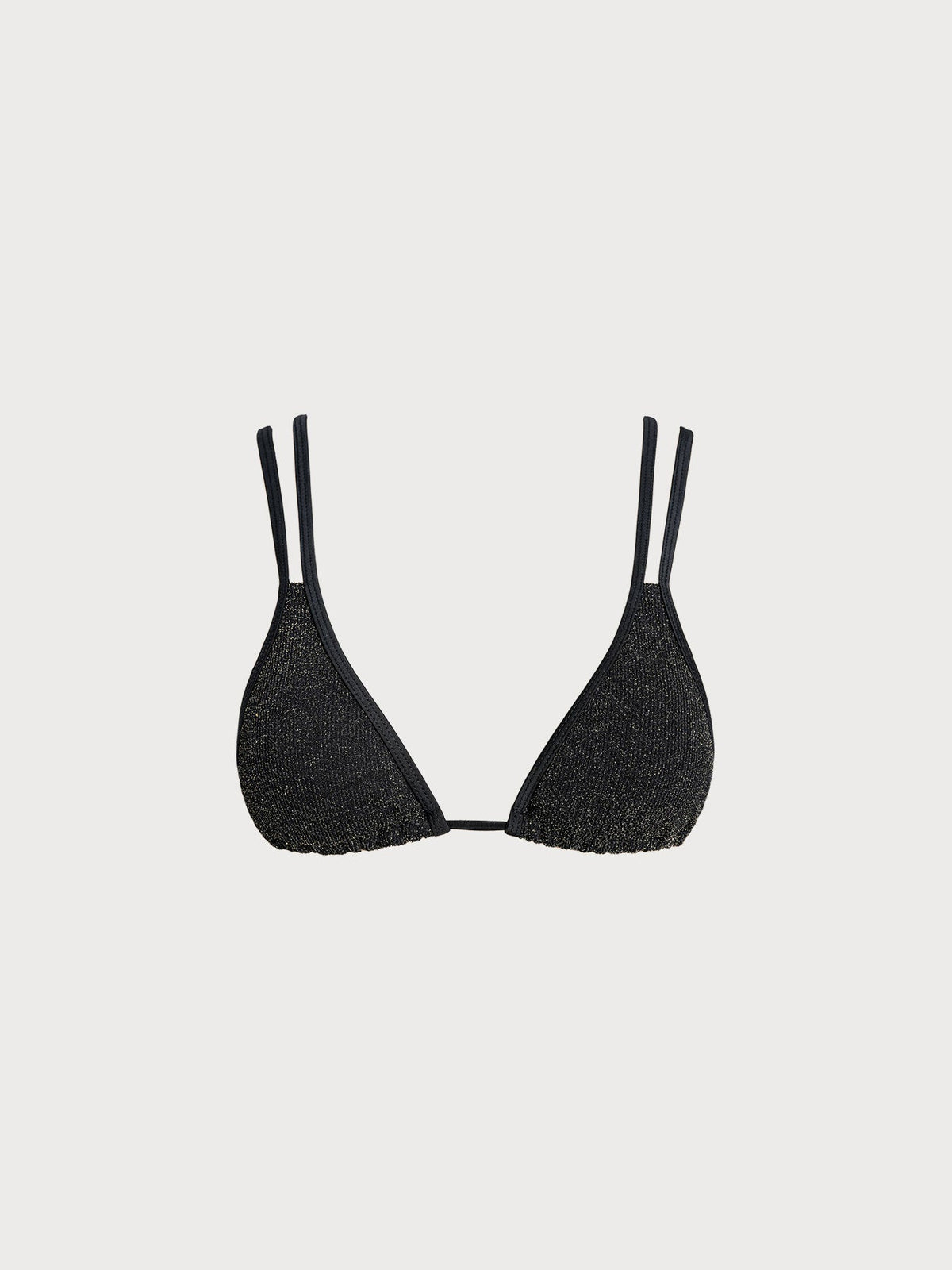Black Strappy Bikini Top