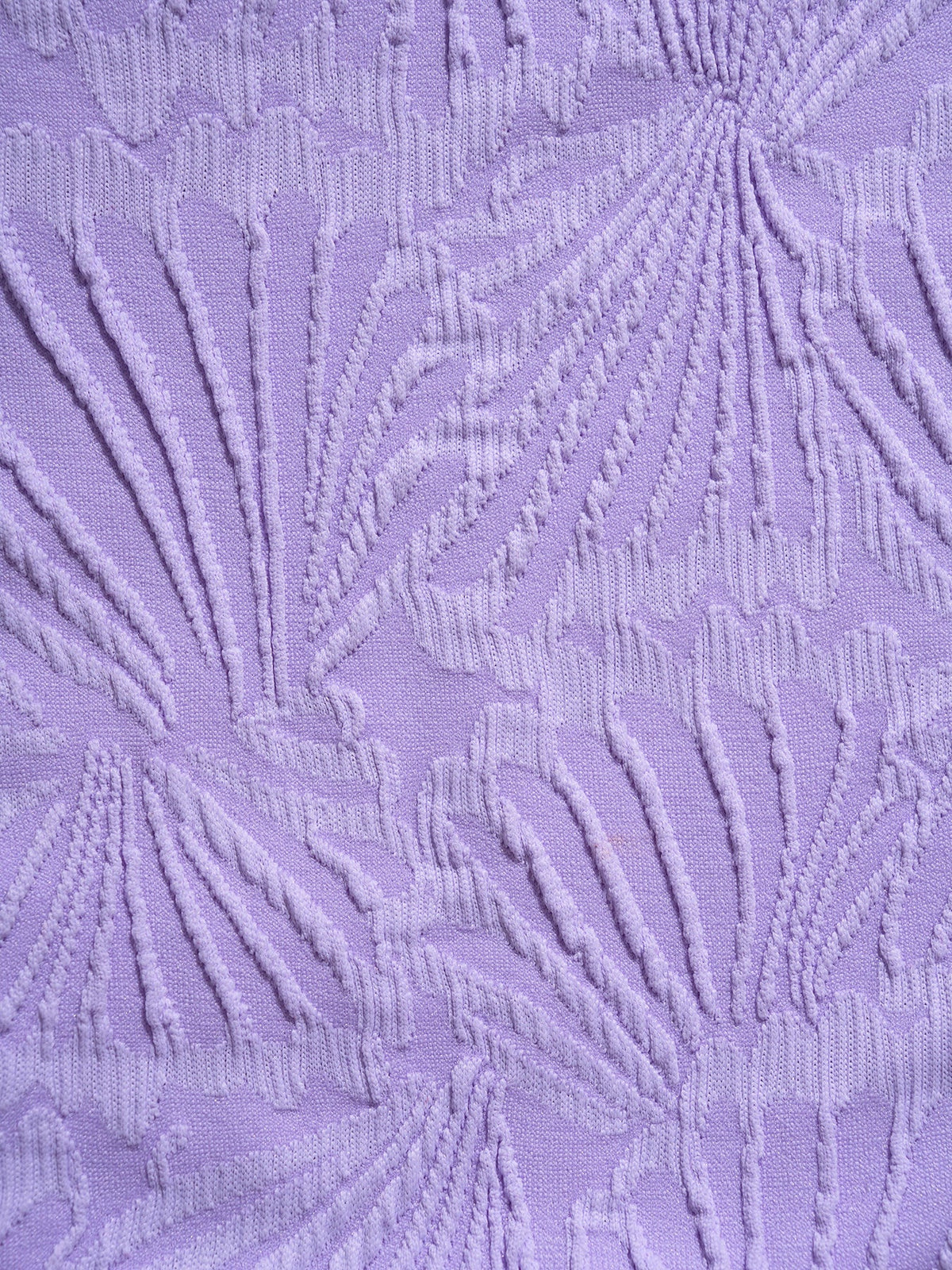Purple Jacquard Bikini Top