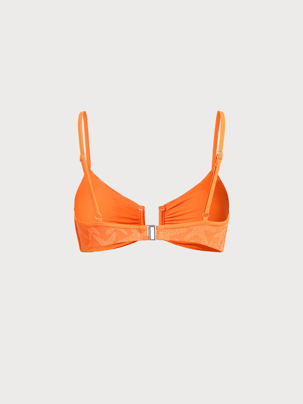 Orange Starfish U-cut Bikini Top
